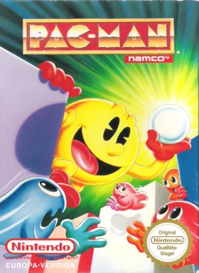 Pac-Man (World) (Rev A) (Namcot Collection, Namco Museum Archives Vol 1) box cover front